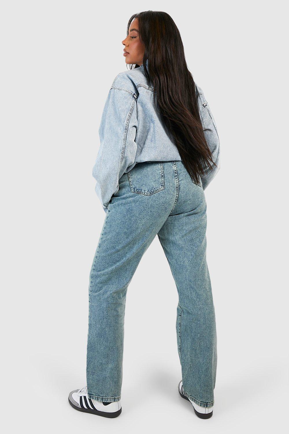 Jean droit grande taille femme store